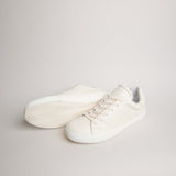 The Tumbled Leather - White