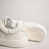 The Tumbled Leather - White