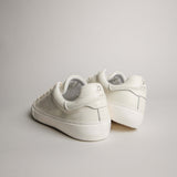 The Tumbled Leather - White