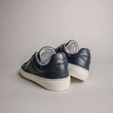 The Tumbled Leather - Navy Blue