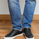 The Tumbled Leather - Black